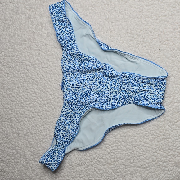 3349 NWT PINK by Frankies Bikinis Golden Hour Cheeky Bikini Bottom Sz XXL - Picture 2 of 7